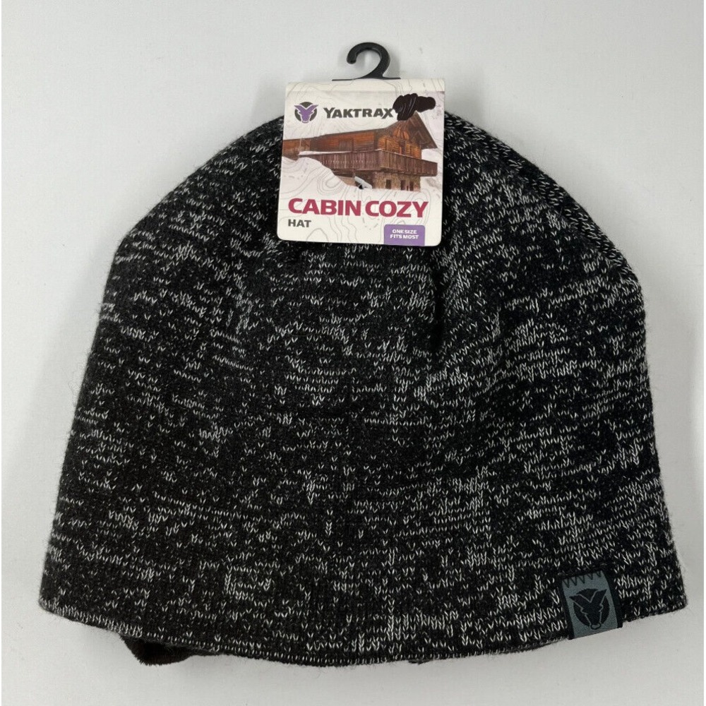 Yaktrax Cabin Cozy‎ Winter Hat Beanie New One Size